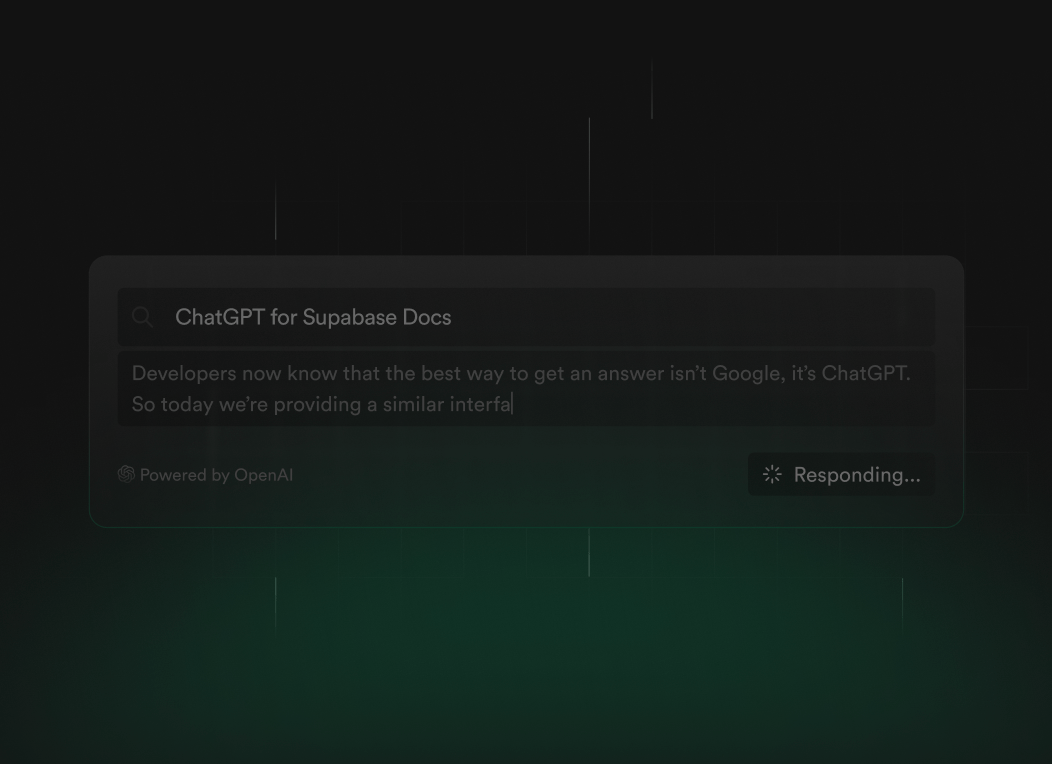 Supabase Clippy: ChatGPT for Supabase Docs